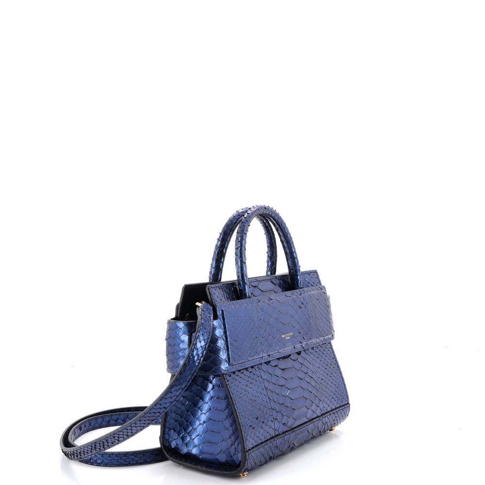 Givenchy Mini Horizon Satchel Python - image 2